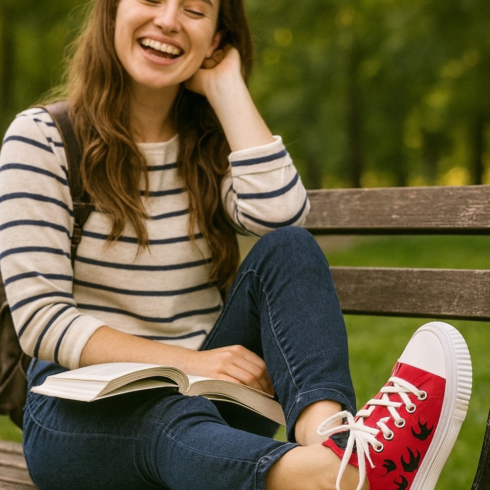 McQ by Alexander McQueen Swallow Swarm Vulc Low Unisex Sneakers